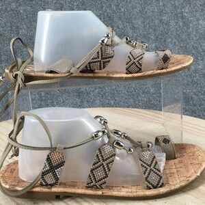 Sam and Libby Studded Lace Up Gladiator Sandals Size 9.5
